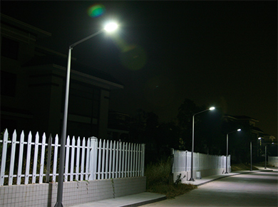 肇慶桑榮豪庭路LED路燈照明工程